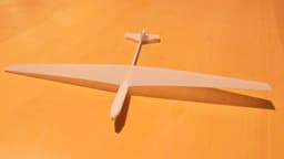 Slope Glider for Hand and Rubber Band Start 3d model