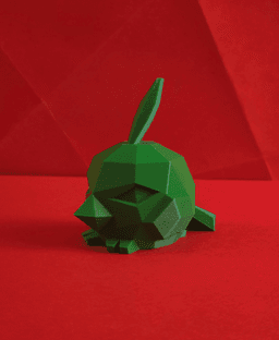Natu Low Poly Pokemon 3d model