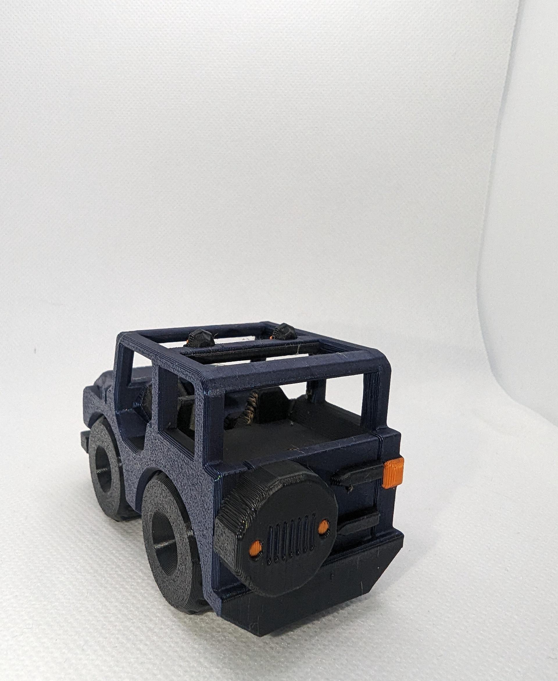 Fixum Dude Motors PIP Jeep  - Colorized in Bambu Studio printed on X1C - 3d model