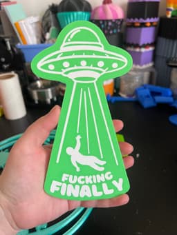 Fucking Finally Alien Abduction 3d model