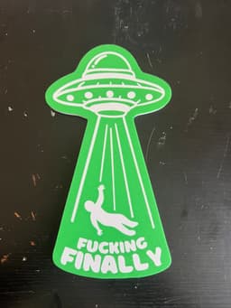 Fucking Finally Alien Abduction 3d model