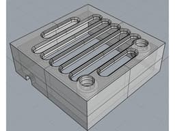 Anet A8 Extruder Fan Cover 3d model