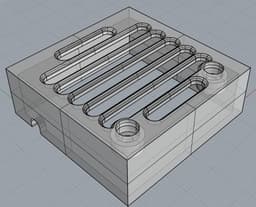 Anet A8 Extruder Fan Cover 3d model