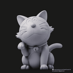 Doraemon Lucky Cat 3d model