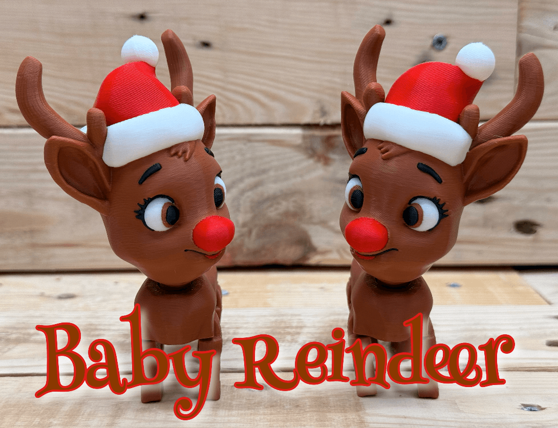 Baby Reindeer 3d model