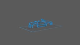 Mazda - RX7 Wall Art 3d model