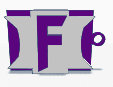 Fortnite Keychain 3d model