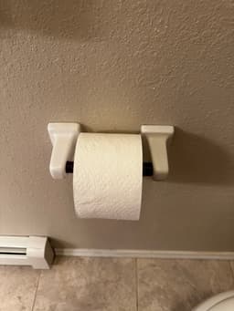 TP Holder dowel with spring 3d model