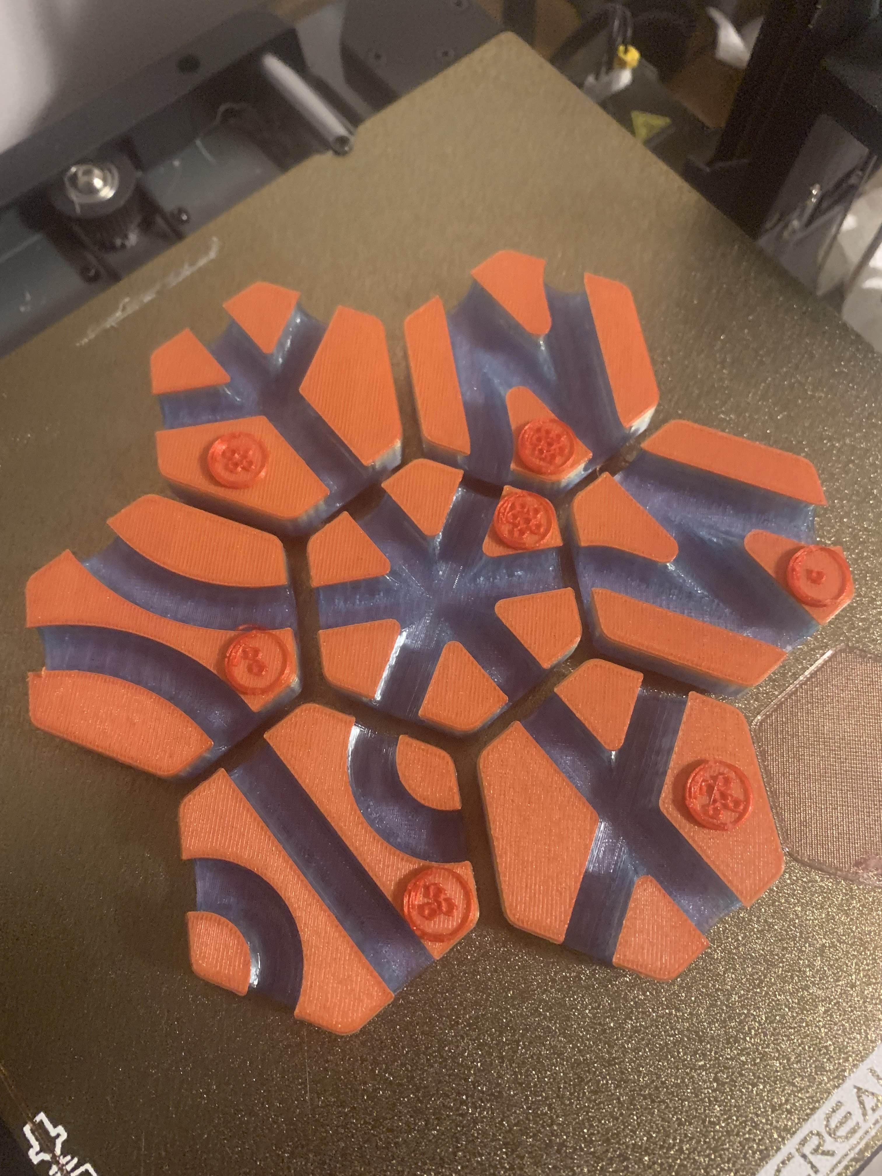 Dragon Ball Hextraction Tiles 3d model