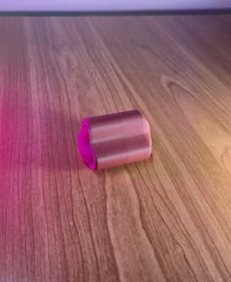Heart Fidget Glider – Dual Button Press Toy Tube 3d model