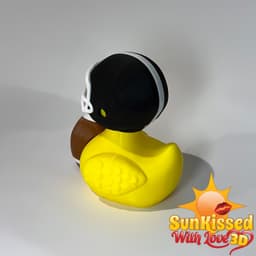 Build-a-Duck Football Add-On Bundle STL | Football Football Helmet | Football Rubber Duck | NO AMS 3d model