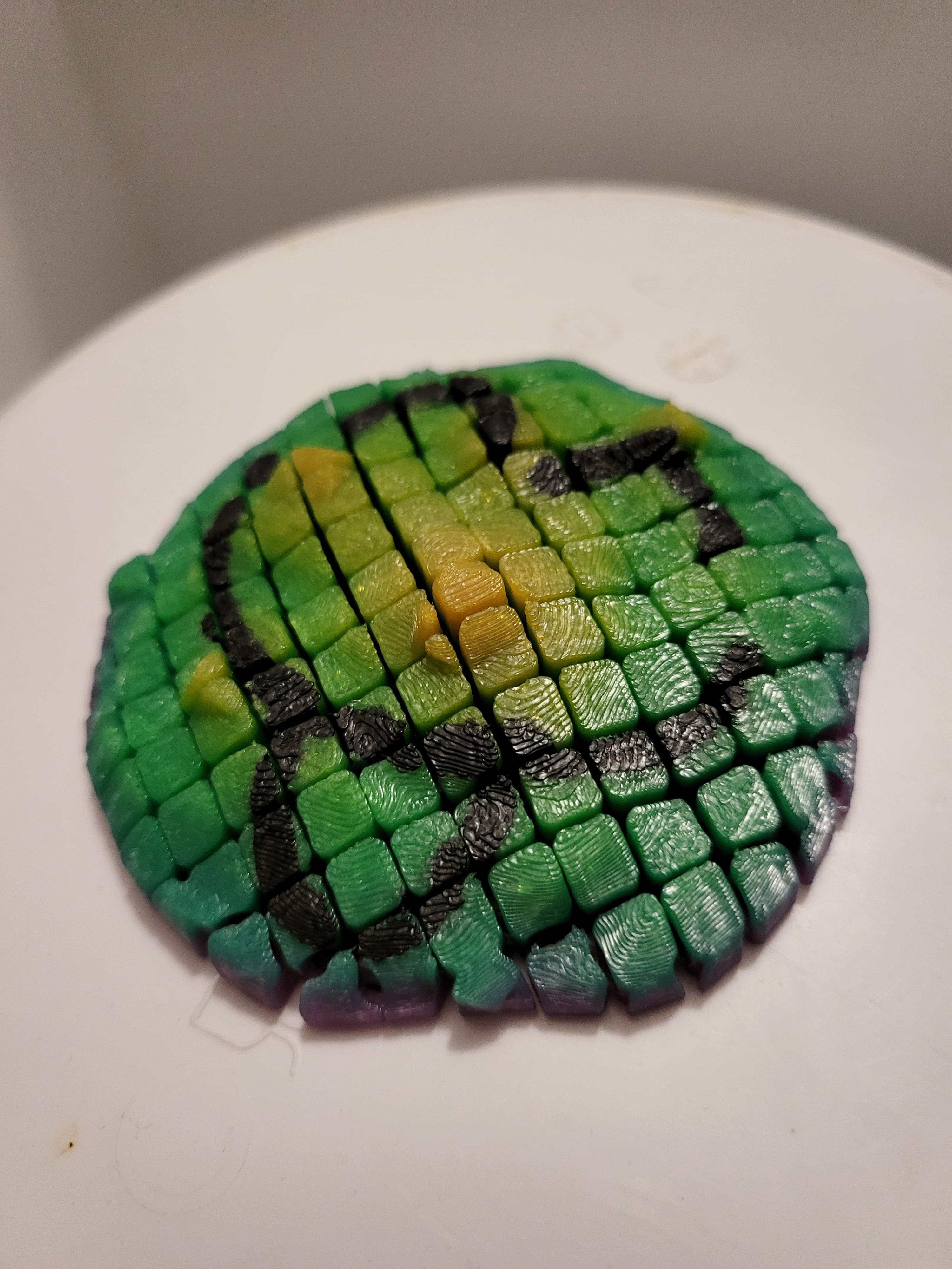 The Yummy Happy Cookie! Made with Polymaker Translucent Rainbow PLA and Polymaker Black PLA 😋