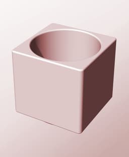 CS68-70 Stackable bin box module for creative home decor 3d print stl 3d model
