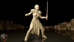 Liora Everflame of The Obsidian Circle 3d model