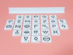 Pokemon Unown Scrabble Tiles 3d model