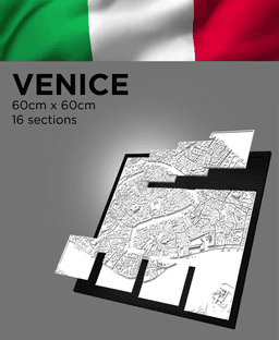 VENICE, Skyline 3d map 3d model