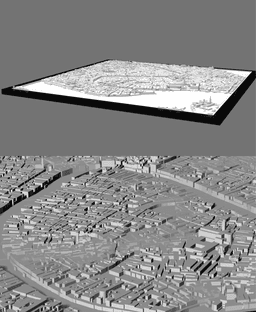 VENICE, Skyline 3d map 3d model
