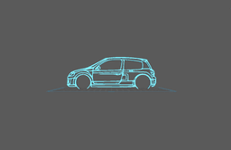 Renault - Clio 3 V6 Wall Art 3d model