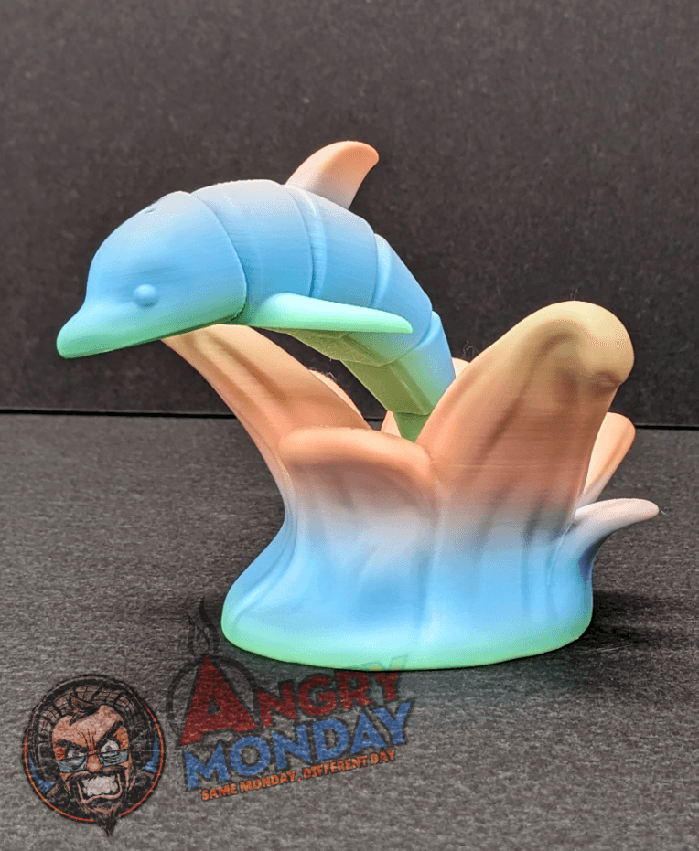 Flexi Figit Dolphin 3d model