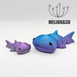 M3D - Flexi Baby Whale Shark 3d model