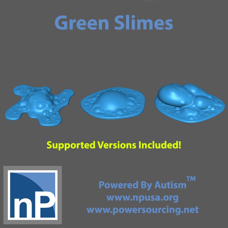 Green Slime - Ooze 3d model