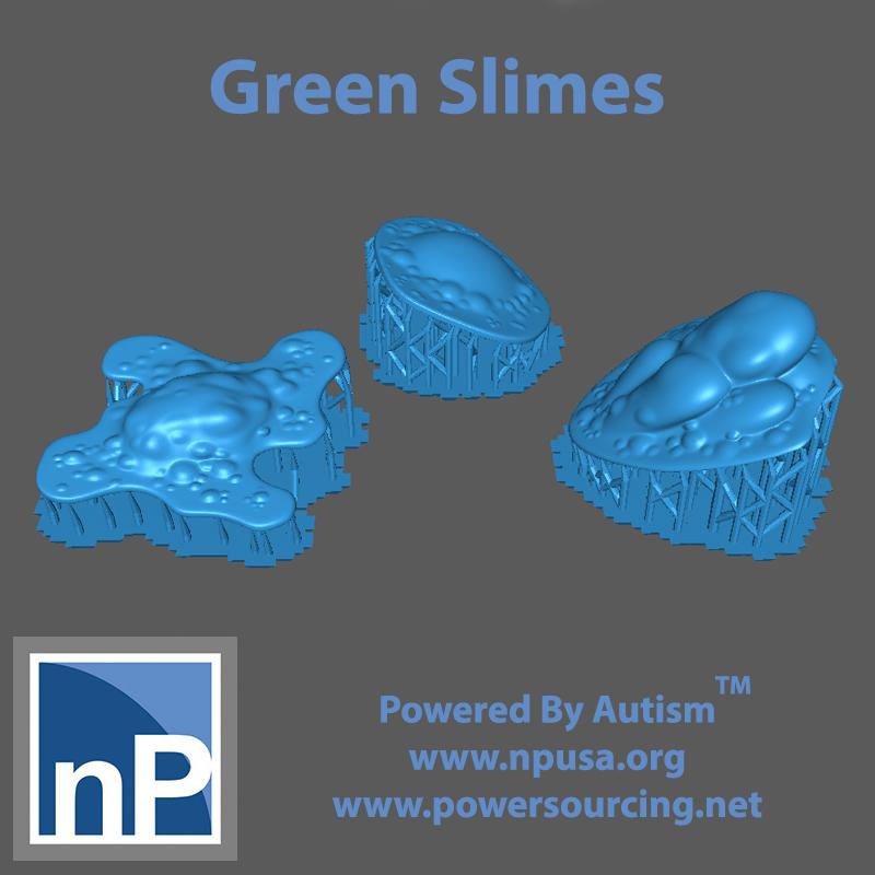 Green Slime - Ooze 3d model
