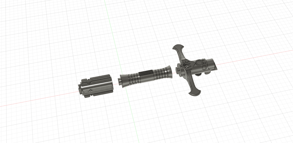 Medieval Graflex Lightsaber 3d model