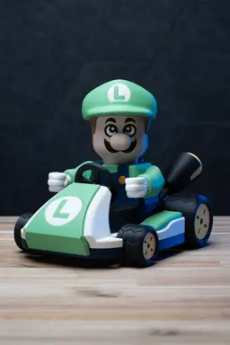 Standard Kart - Multiple Styles - Super Mario Bros Kit | No Supports, No AMS, No Glue 3d model