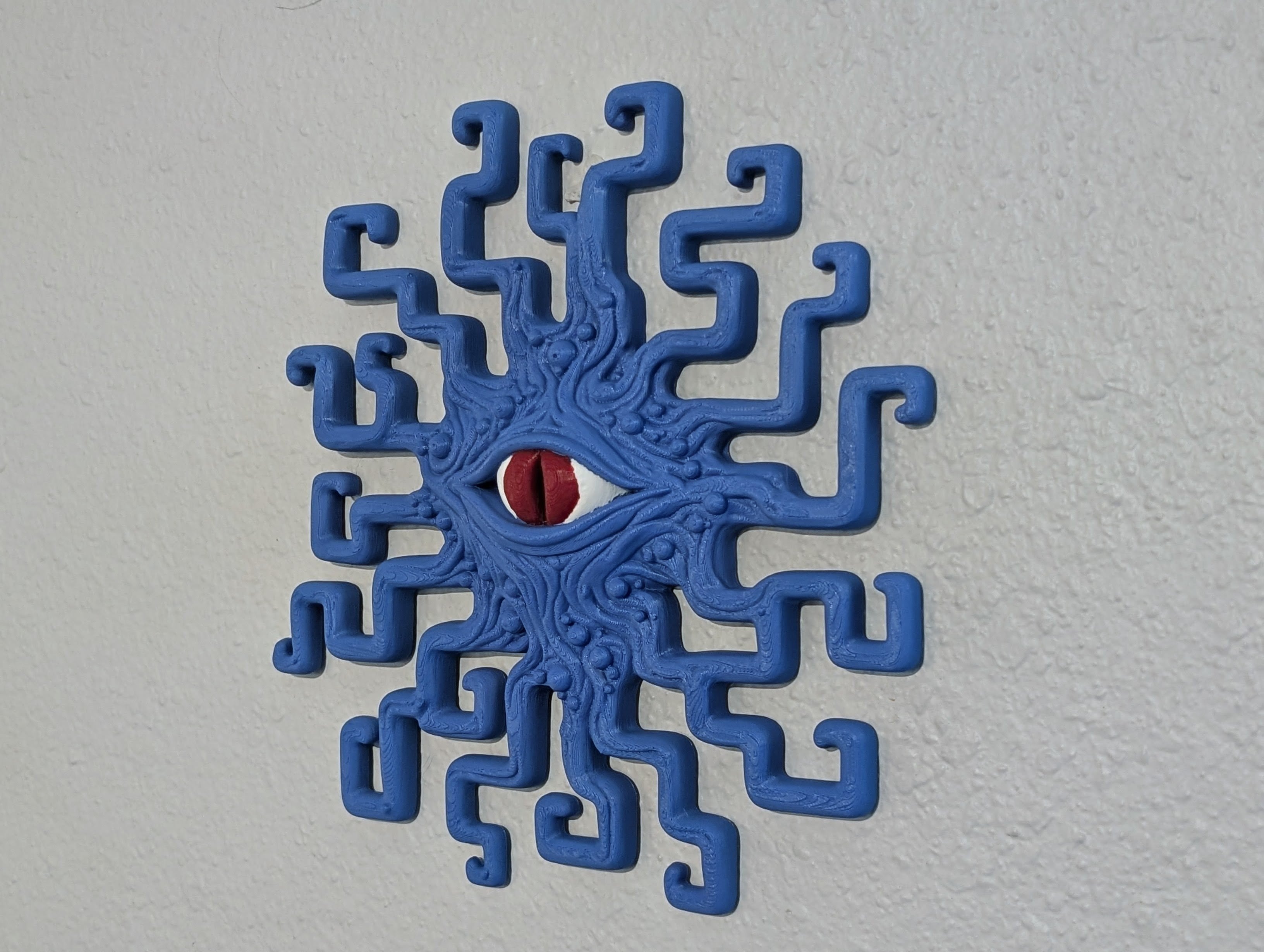 Cosmic Horror - Geometric Wall Sculpture 3d model