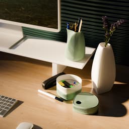 Flowline Stackable Organizers – 3D Printed Modular Desk Storage | Minimal & Modern 3d model