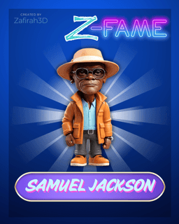 Z-FAME Samuel Jackson 3d model