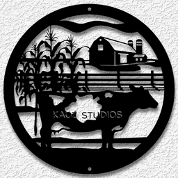 farm wall art ranch wall decor country decoration 3d model