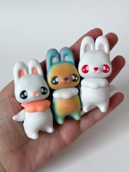 Bunny pixie 3d model