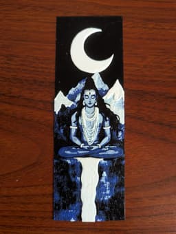 Shiva Meditating Bookmark 3d model