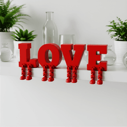 Articulated Letter Set | Full Alphabet, A–Z with Moving Legs | for Home, Office, Educational 3d model