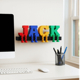 Articulated Letter Set | Full Alphabet, A–Z with Moving Legs | for Home, Office, Educational 3d model