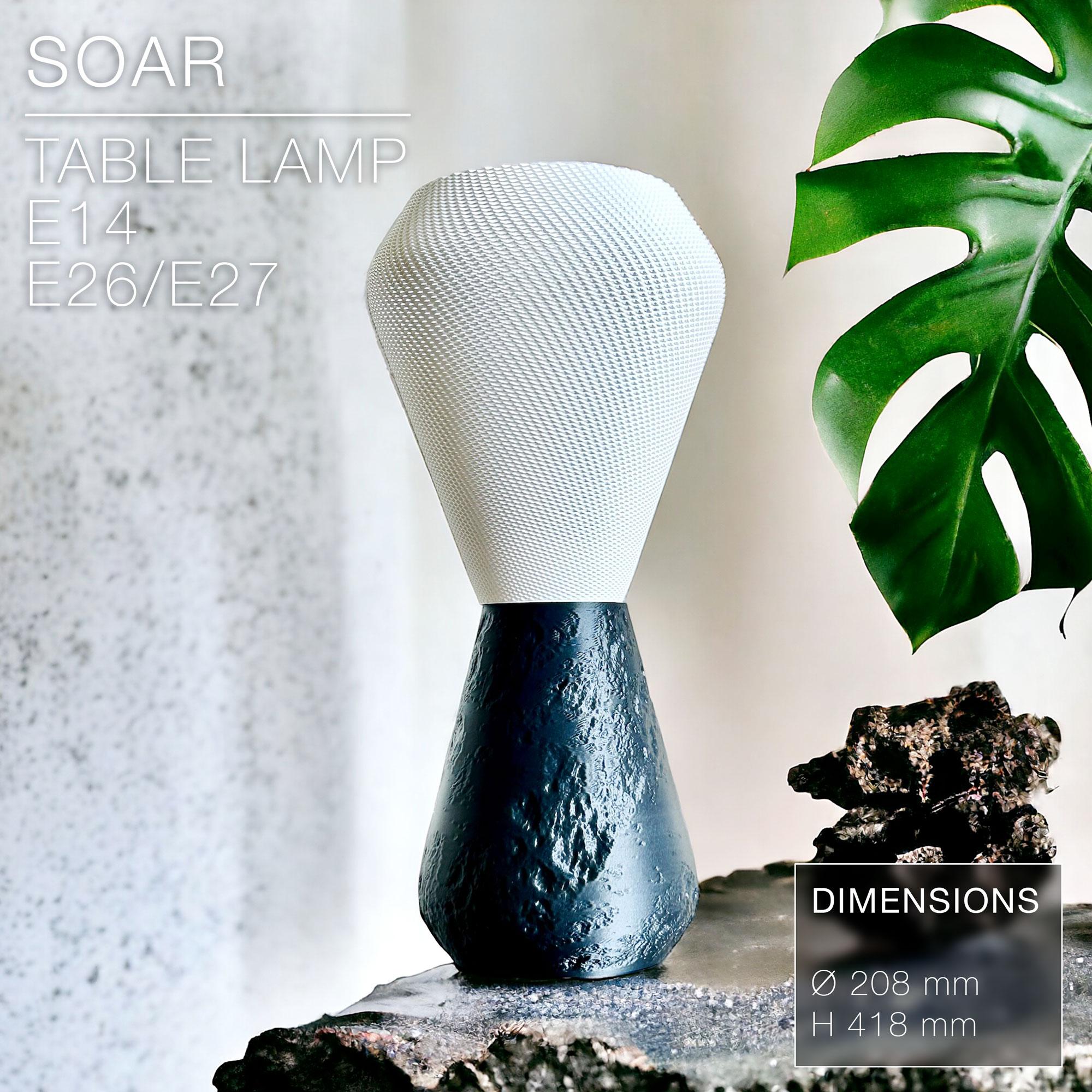 SOAR  |  Table lamp E14 & E27 & E26 fast print 3d model