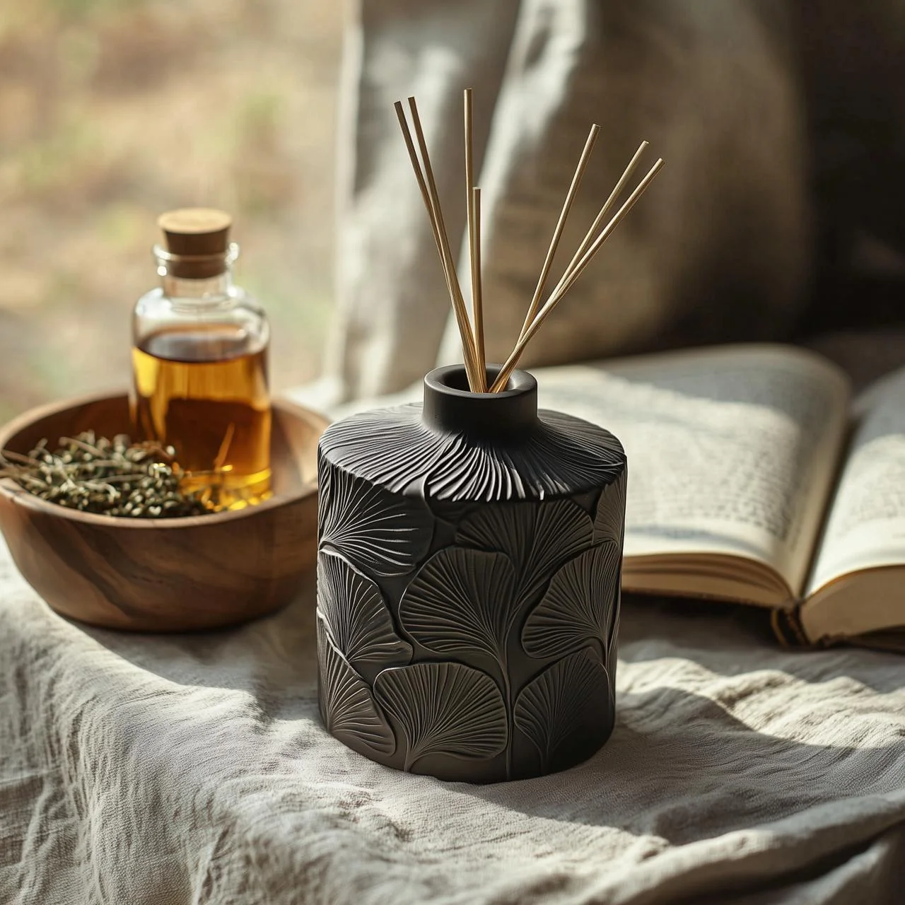 Ginkgo Pattern Multi-Purpose Holder – Elegant Home Decor 3d model