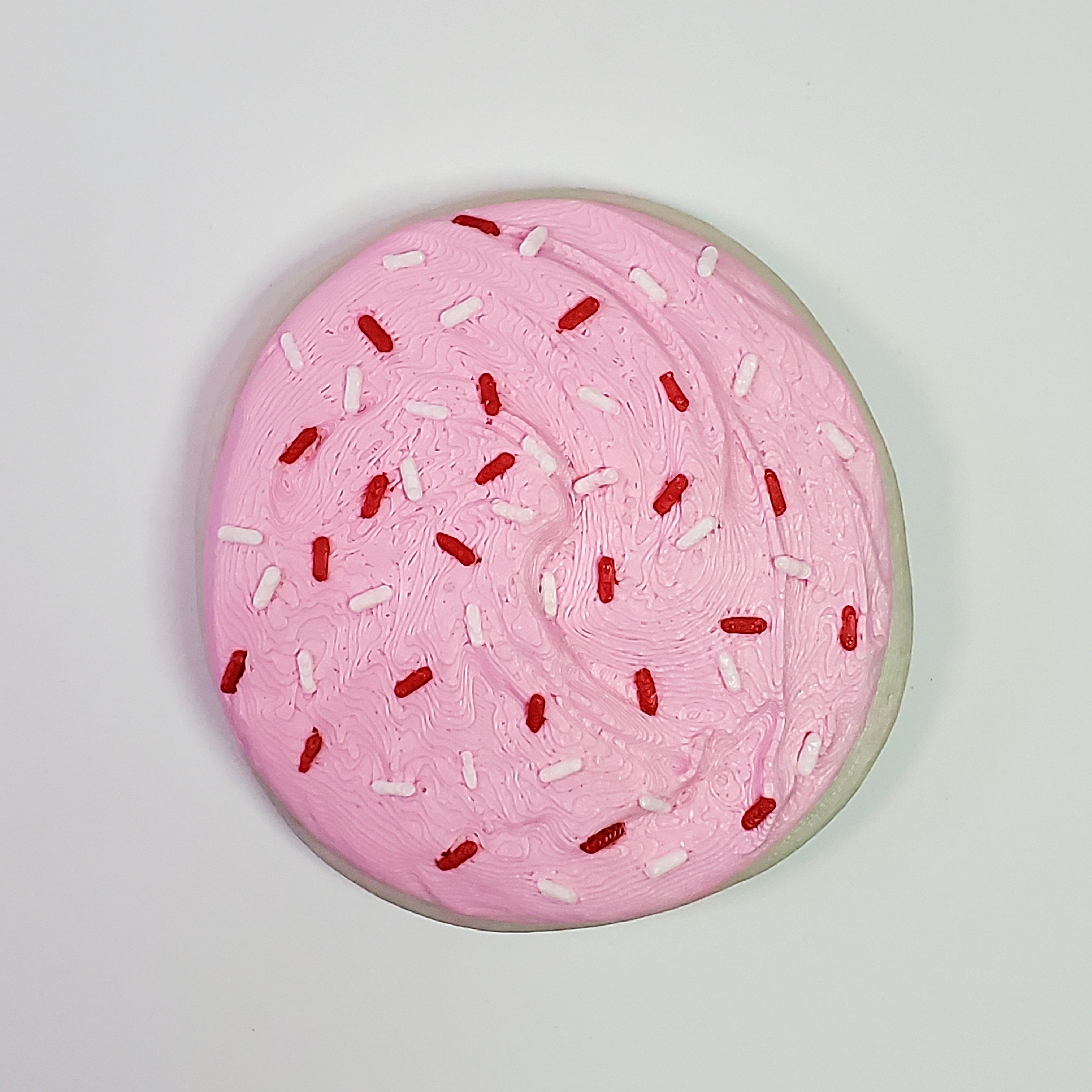 Sugar Cookie with Buttermilk Frosting & Sprinkles :: Delicious Desserts! 3d model