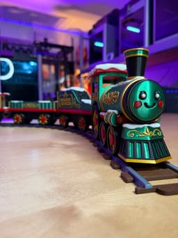 Holiday Express Train – Wiggle Budz – Holiday Collection 3d model