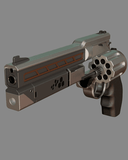 KAHN-.357 revolver | Payday 2 3d model