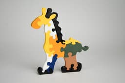Geometric Giraffe – Modern 3D Puzzle Sculpture 3d model