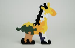 Geometric Giraffe – Modern 3D Puzzle Sculpture 3d model