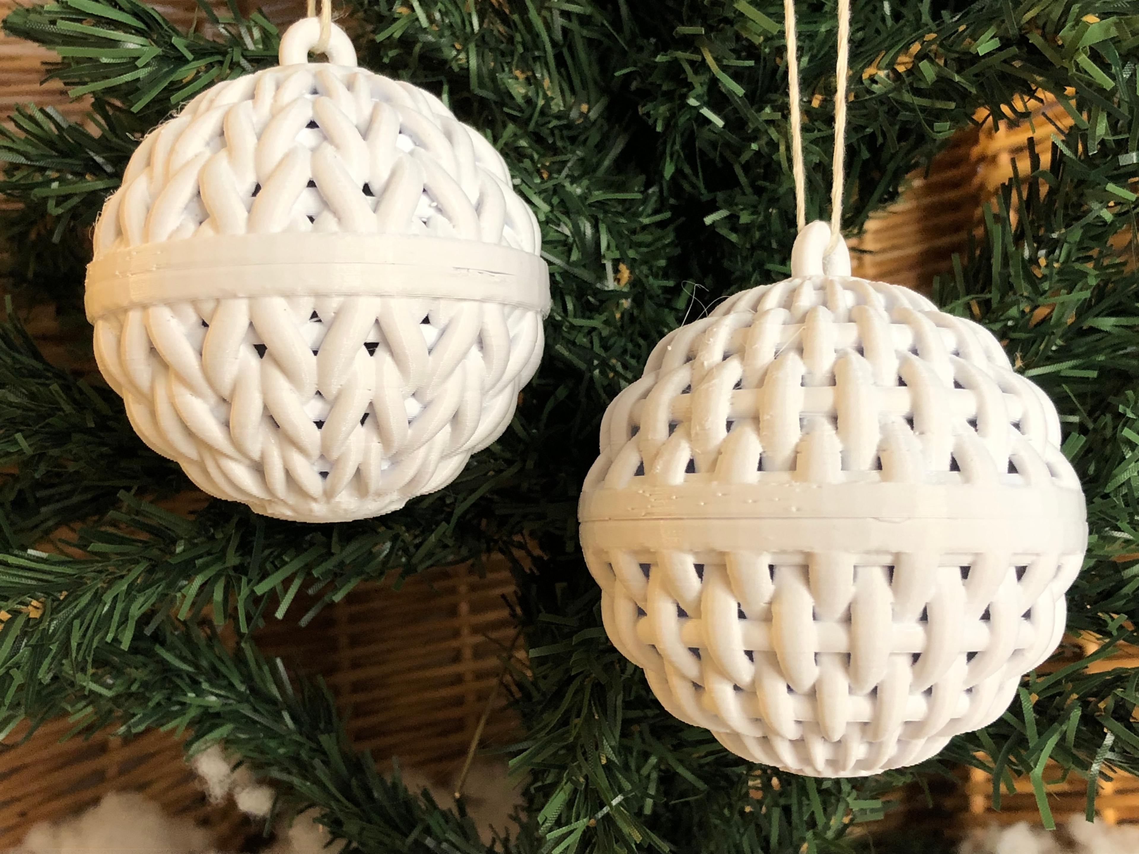 Knitted Ornament Container 3d model