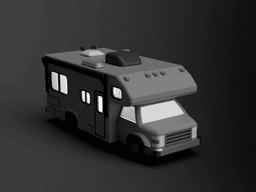 Classy Class-C RV Lamp - No AMS (or similar system) required 3d model