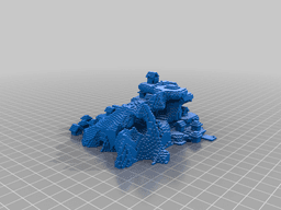 Minecraft Cliff Island V 3d model