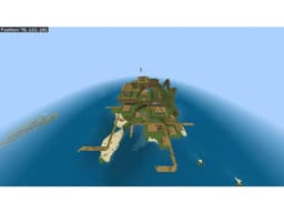 Minecraft Cliff Island V 3d model