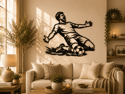 Soccer Goal Celebration Wall Art Decor.stl 3d model