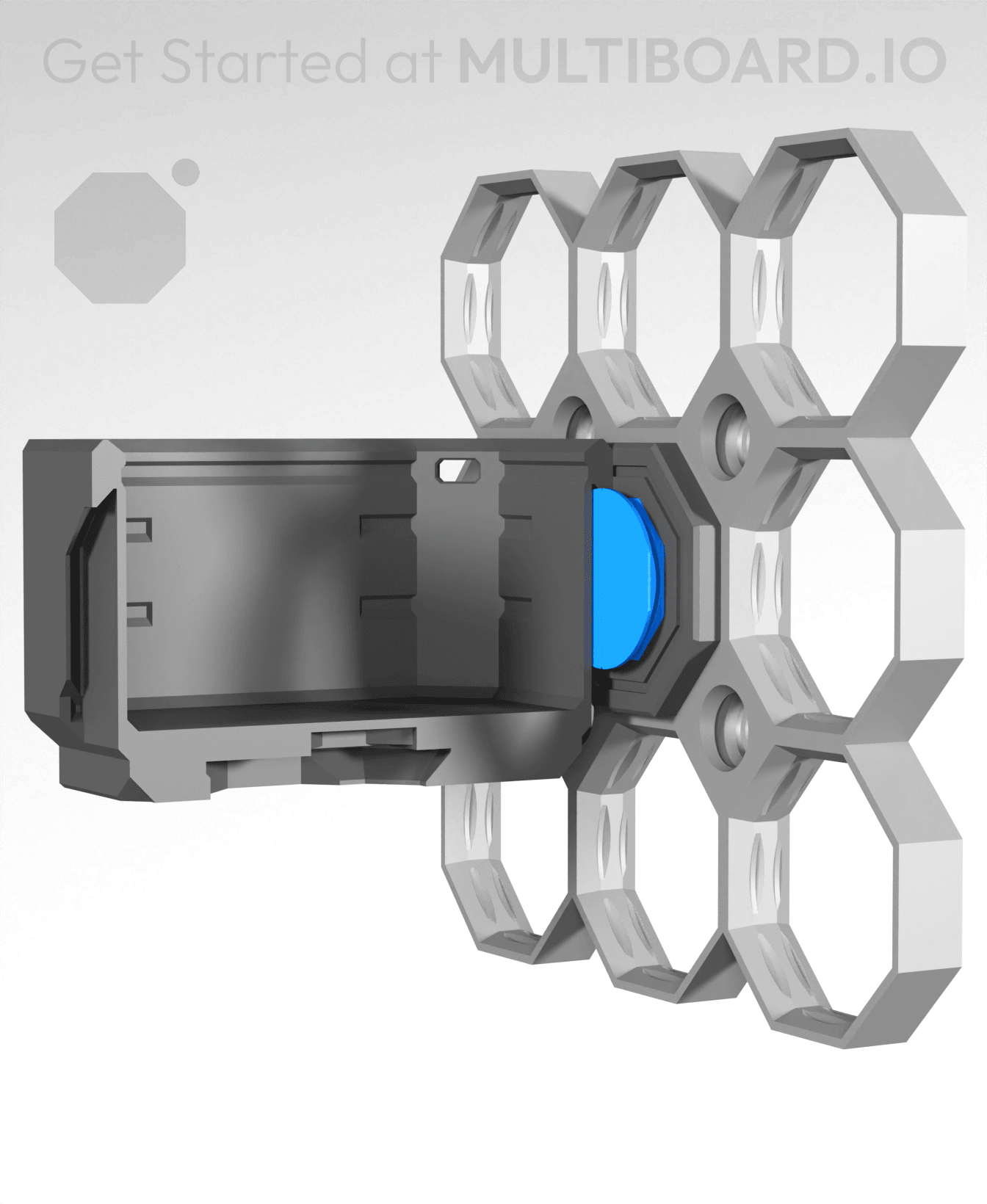 Bolt-Locked Insert - Lite Fix Point (Folded) 3d model