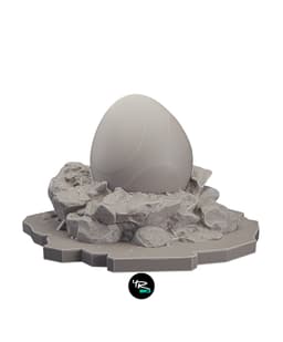 Yoshi Egg Diorama (Fan Art) 3d model